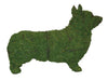 Corgi 28" Topiary Sculpture - Wire Frame, Moss Filled or Lighted