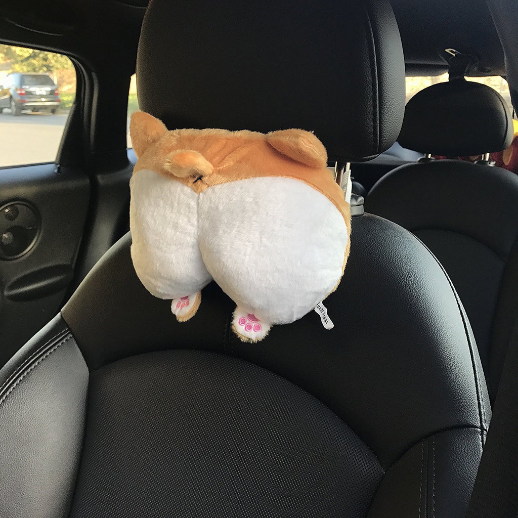 Nayothecorgi Corgi Butt Super Soft Car Neck Pillow - One Piece