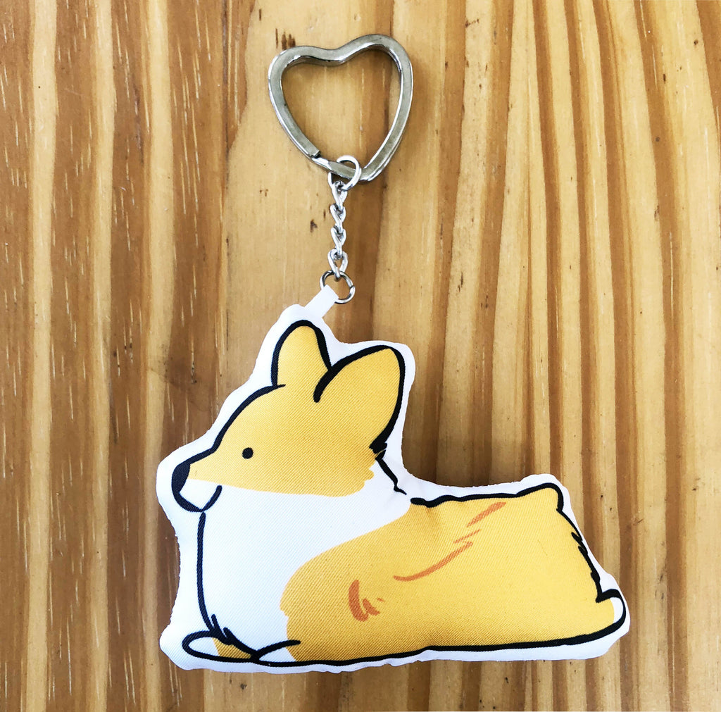 Corgi keychain best sale