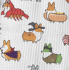 "Corgis in Costumes" Waffle Weave Kitchen Towel