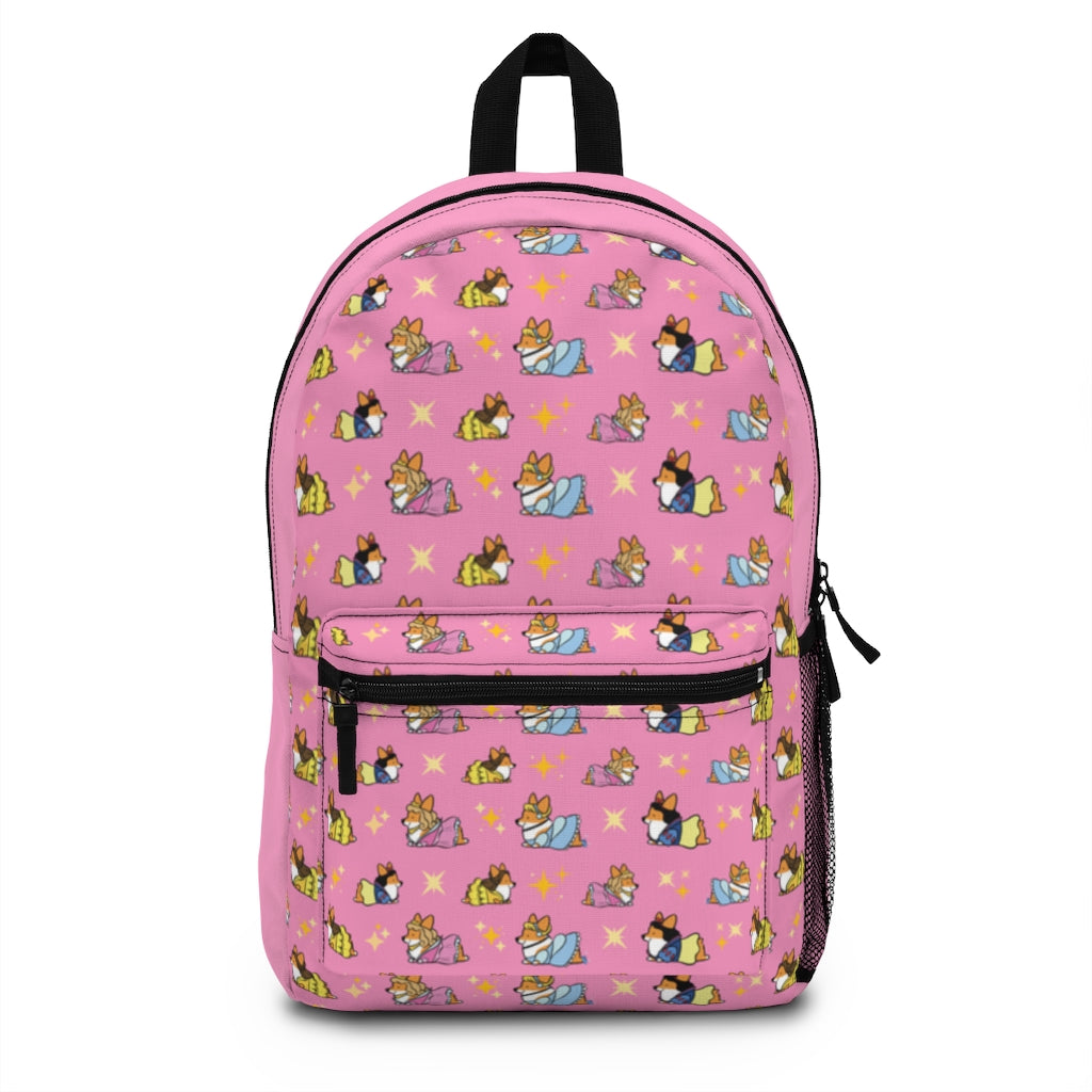 fruits basket mini backpack Storybork Collection: Volume 1" Pink Corgi Backpack – Corgi Things