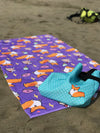 Sweet Treats Corgi Beach Towel