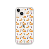 "Bubble Tea Corgis" Clear iPhone Case