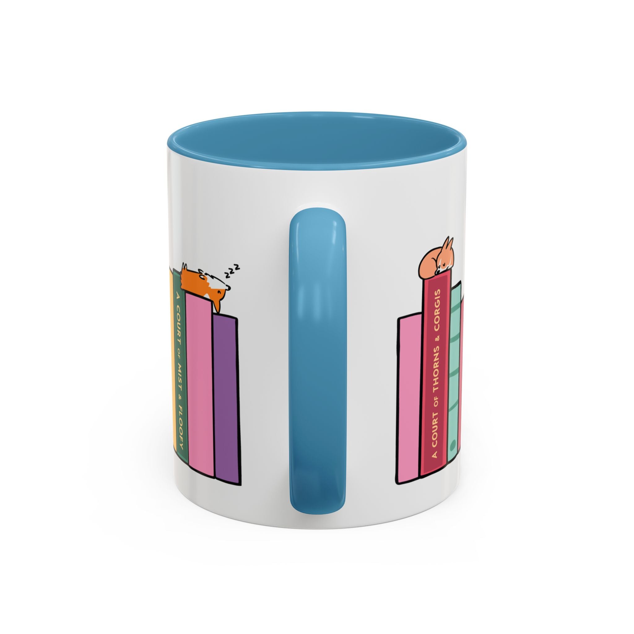 "Romantasy" Bookworm Mug | Corgi Book Club