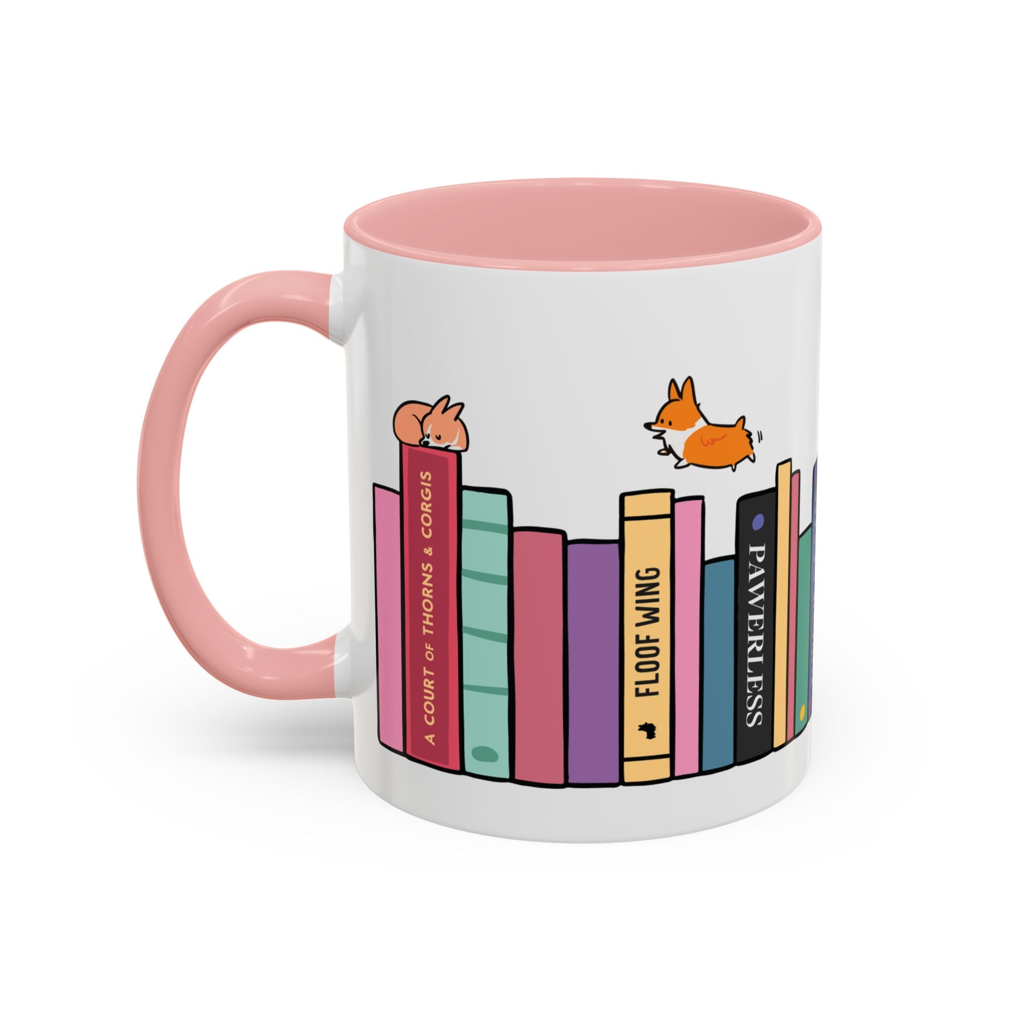 "Romantasy" Bookworm Mug | Corgi Book Club