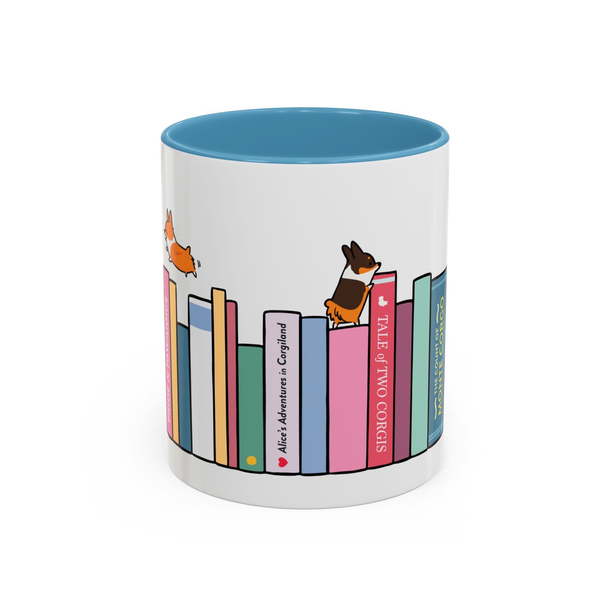 "Literary Classics" Bookworm Mug | Corgi Book Club