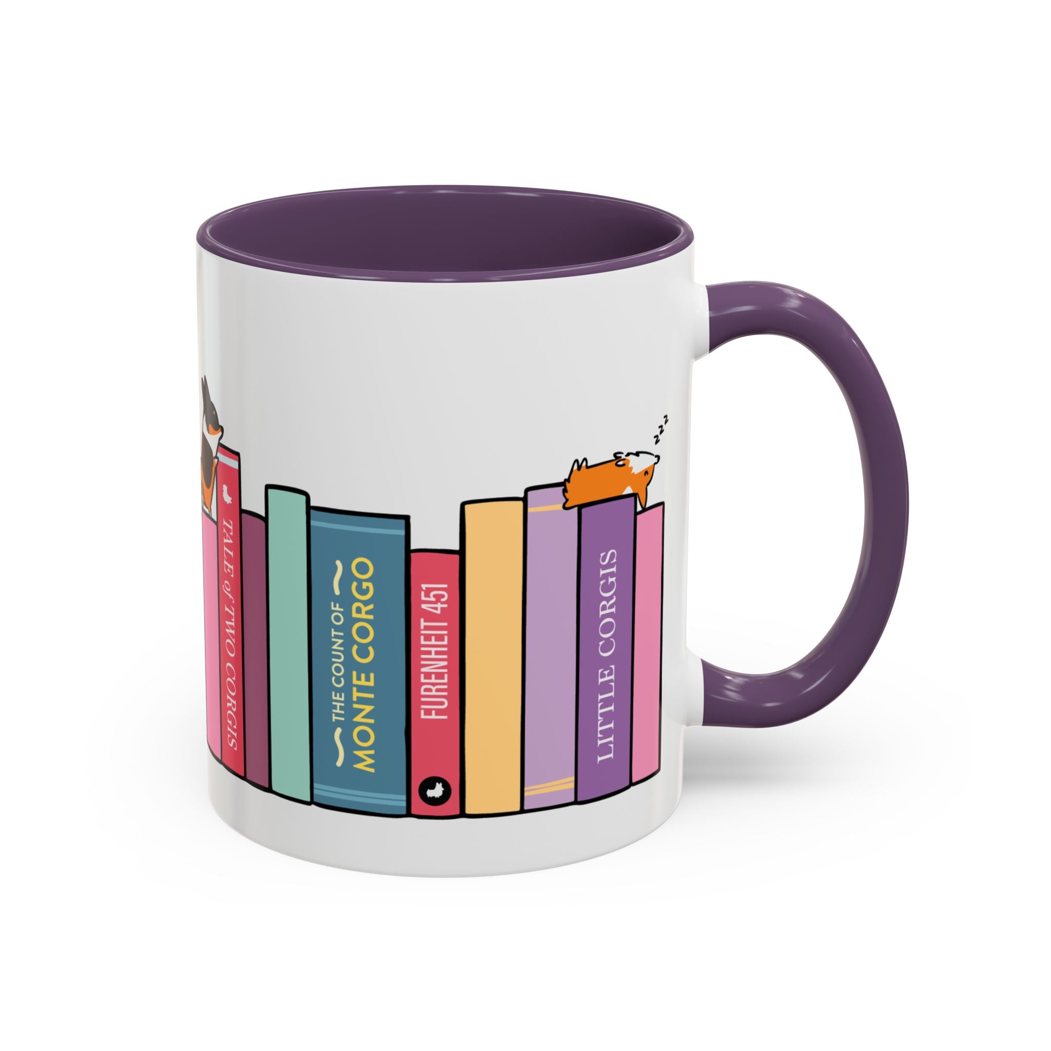 "Literary Classics" Bookworm Mug | Corgi Book Club