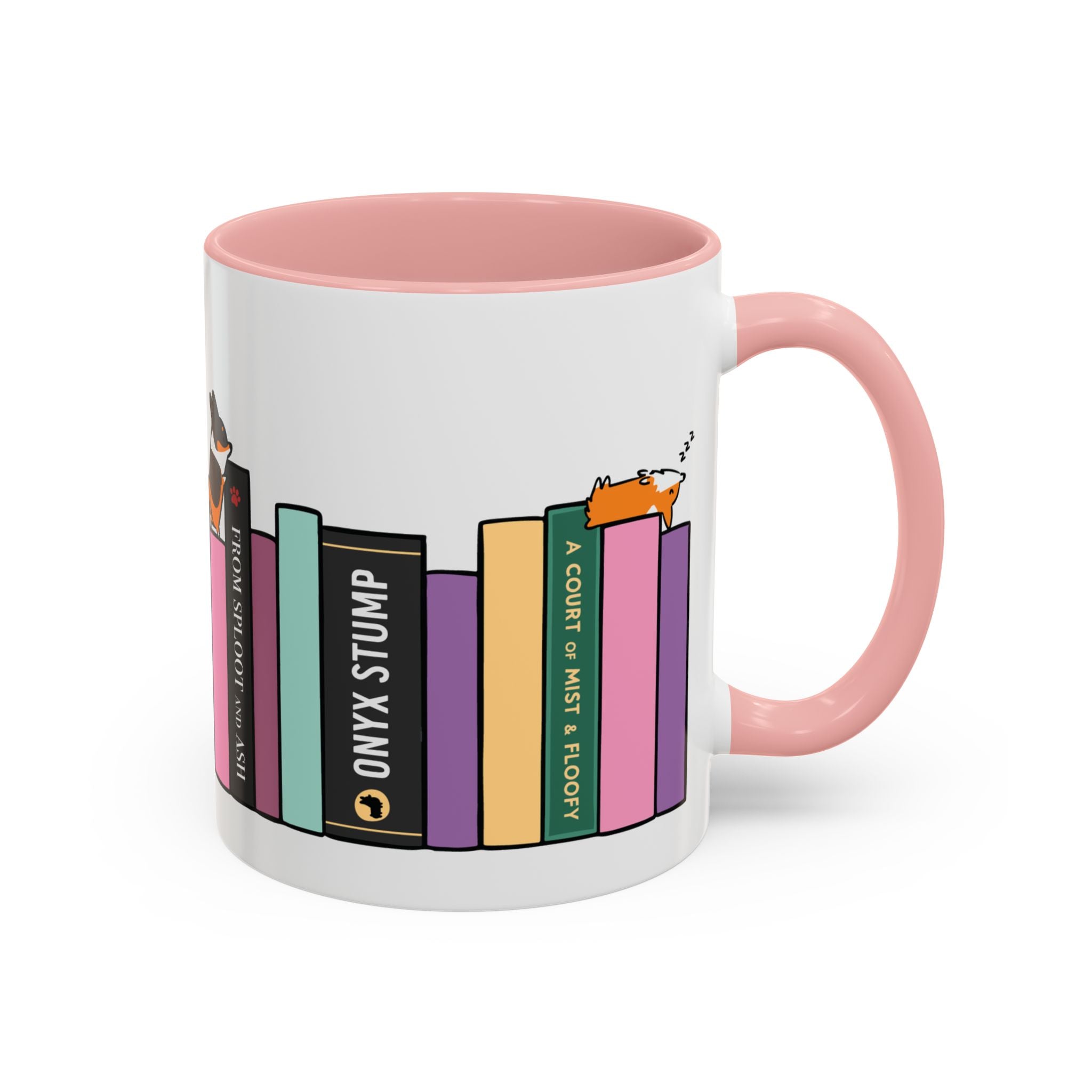 "Romantasy" Bookworm Mug | Corgi Book Club