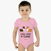 "Corgi Lover in Training" Baby Bodysuit | Red + Tri Combo