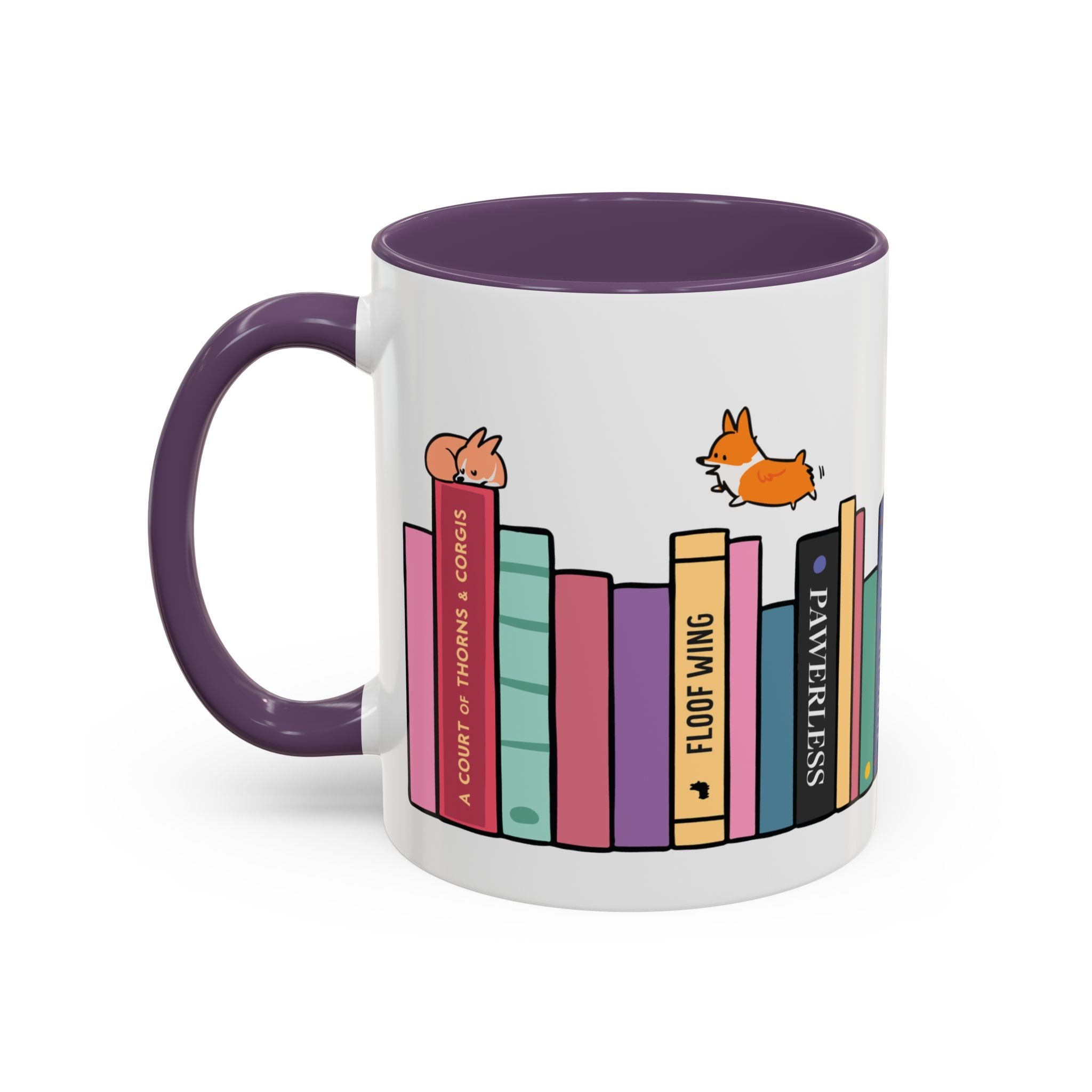 "Romantasy" Bookworm Mug | Corgi Book Club