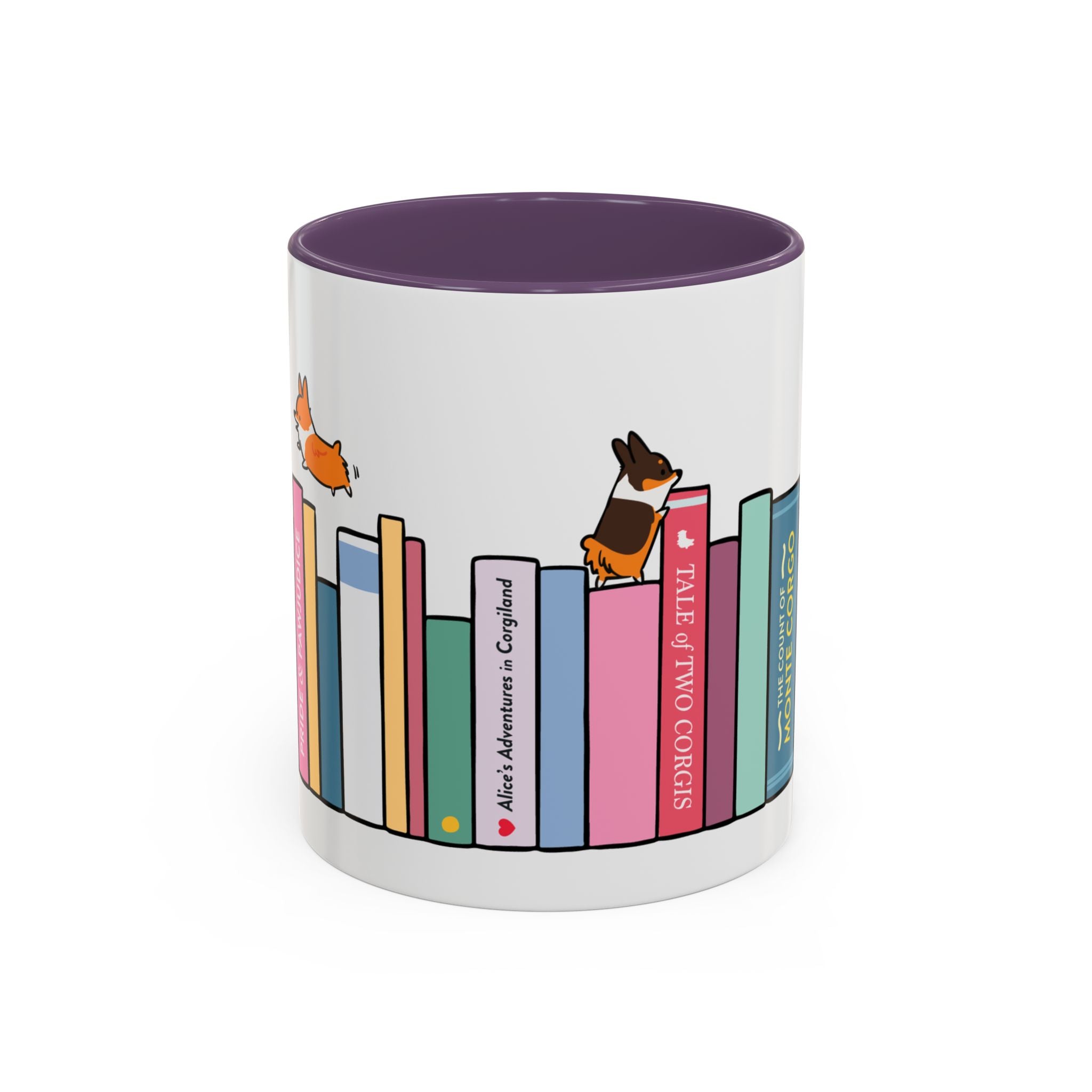 "Literary Classics" Bookworm Mug | Corgi Book Club