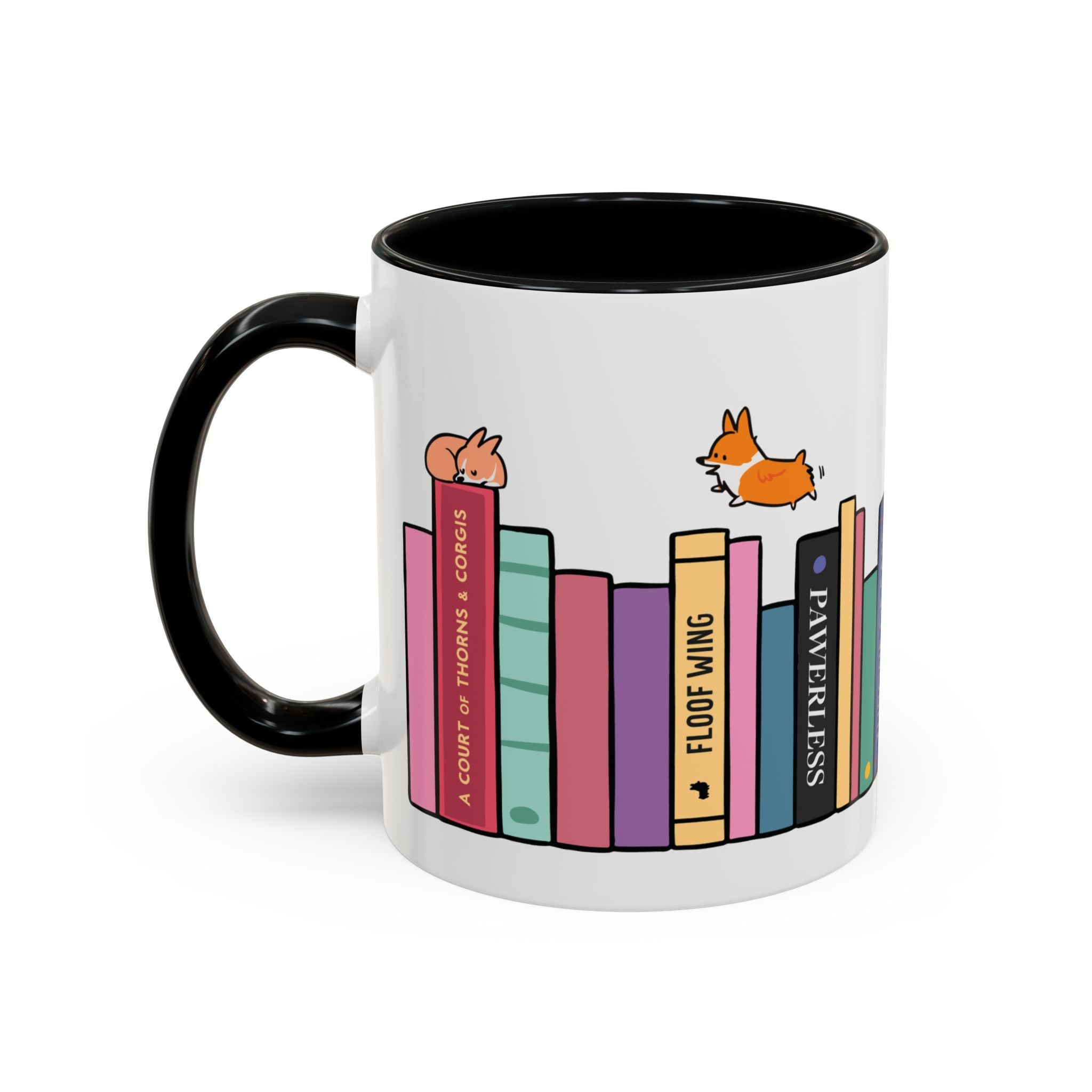 "Romantasy" Bookworm Mug | Corgi Book Club