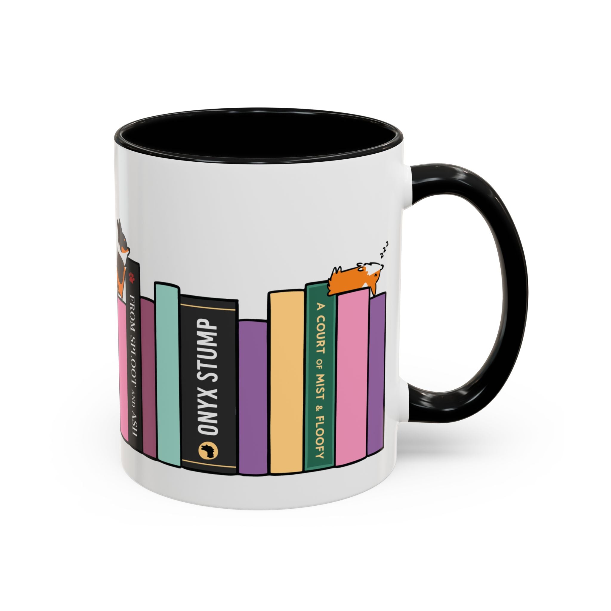 "Romantasy" Bookworm Mug | Corgi Book Club