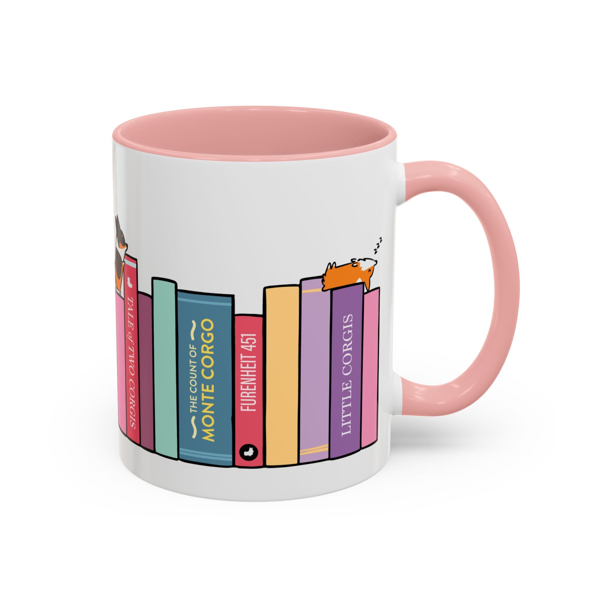 "Literary Classics" Bookworm Mug | Corgi Book Club