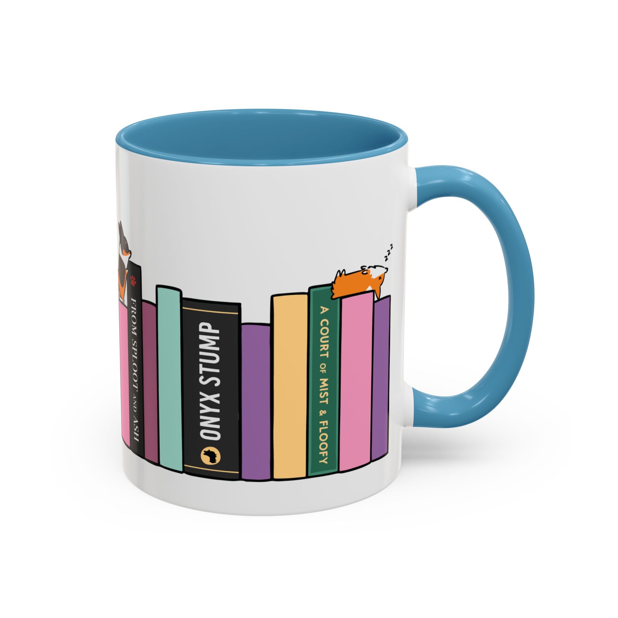 "Romantasy" Bookworm Mug | Corgi Book Club