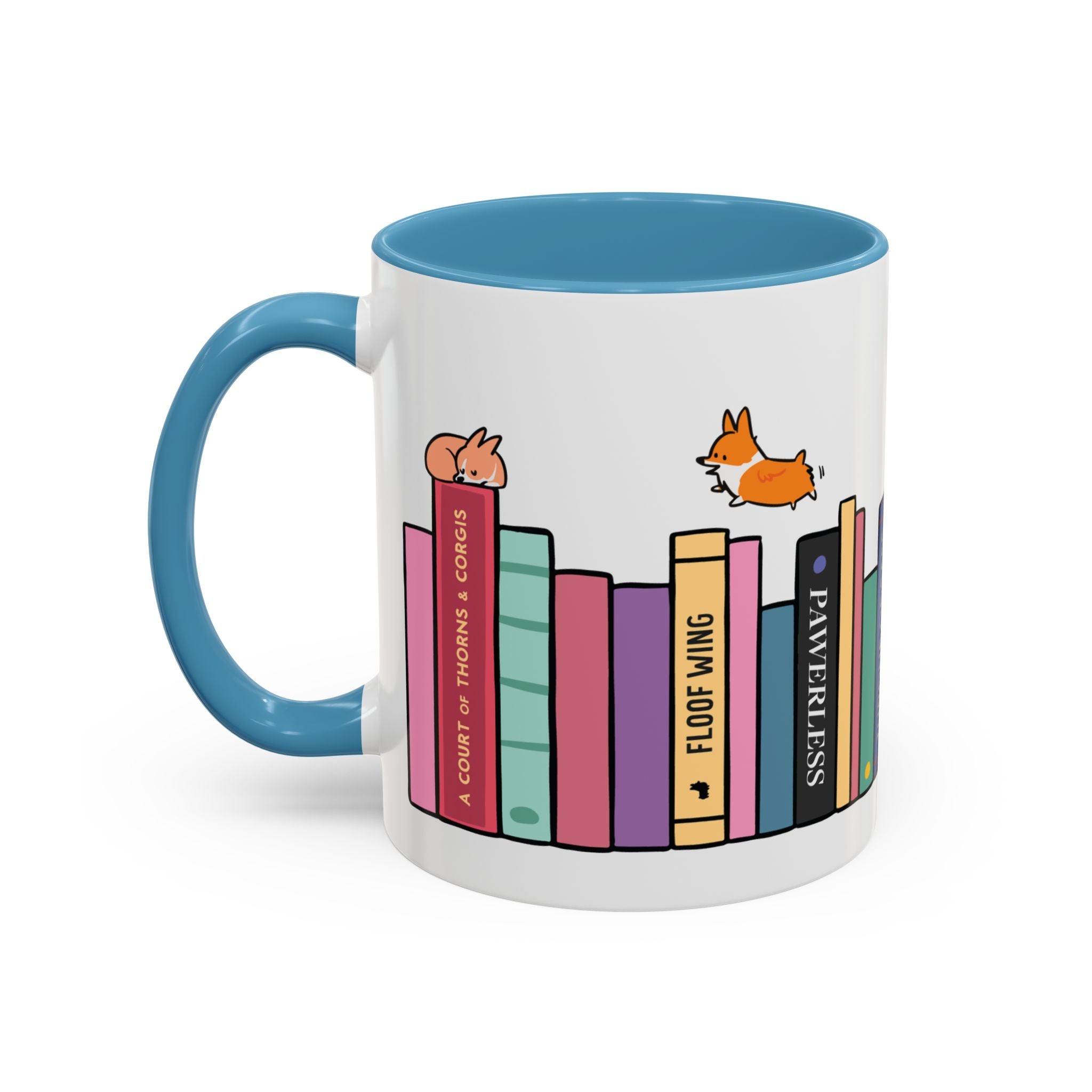 "Romantasy" Bookworm Mug | Corgi Book Club