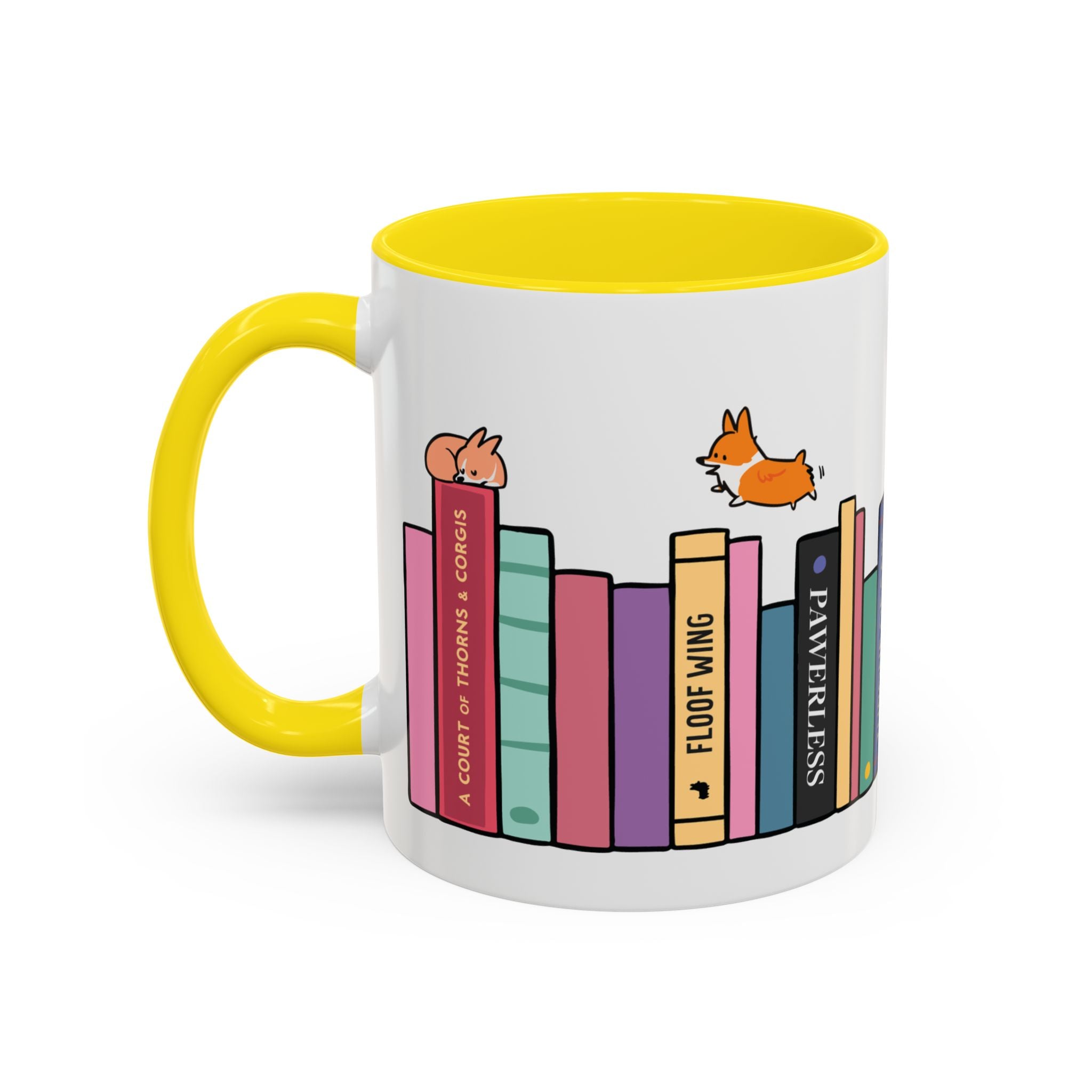 "Romantasy" Bookworm Mug | Corgi Book Club