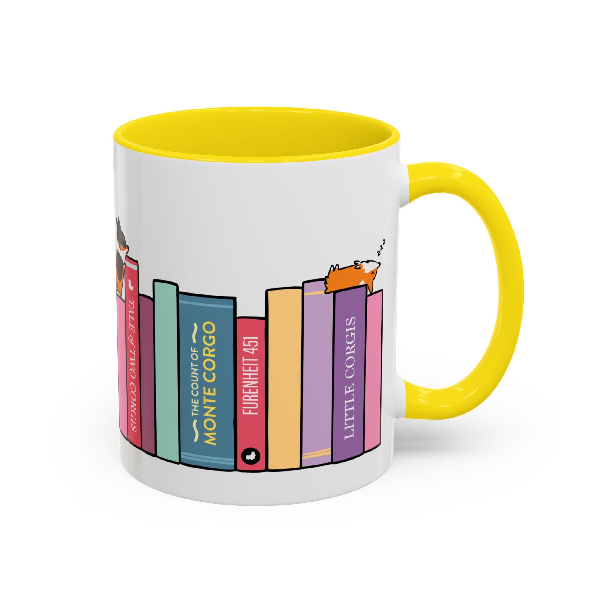 "Literary Classics" Bookworm Mug | Corgi Book Club