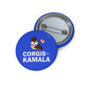 "Corgis for Kamala" Tricolor Pin Button