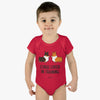 "Corgi Lover in Training" Baby Bodysuit | Red + Tri Combo