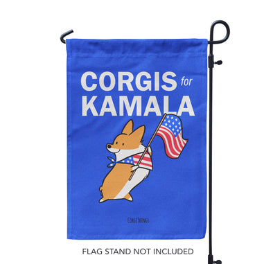 "Corgis for Kamala" Garden Flag