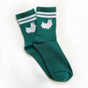 "Cash Money Green" Corgi Crew Socks (NEW!)