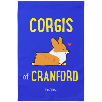 Corgis of Cranford Garden Flag