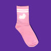 "CEO Pink" Corgi Crew Socks (NEW!)