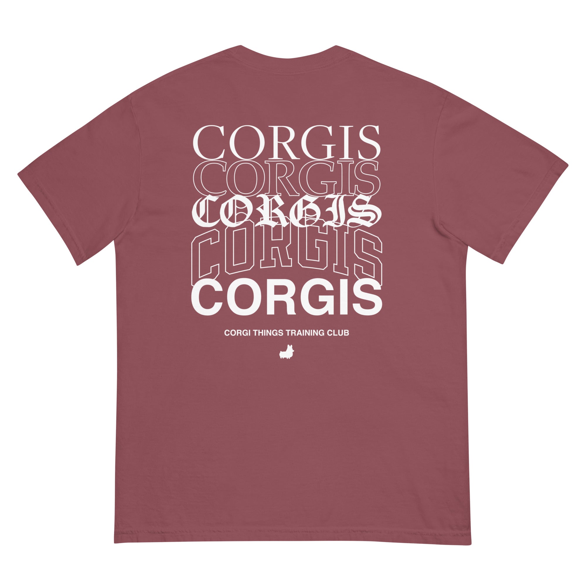 Corgi Things Training Club Heavyweight T-Shirt