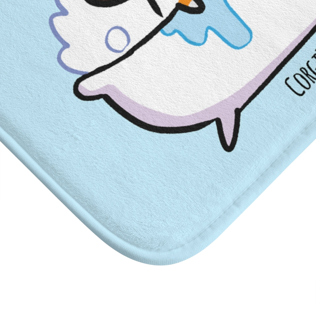 Tricolor Corgi Bath Mat