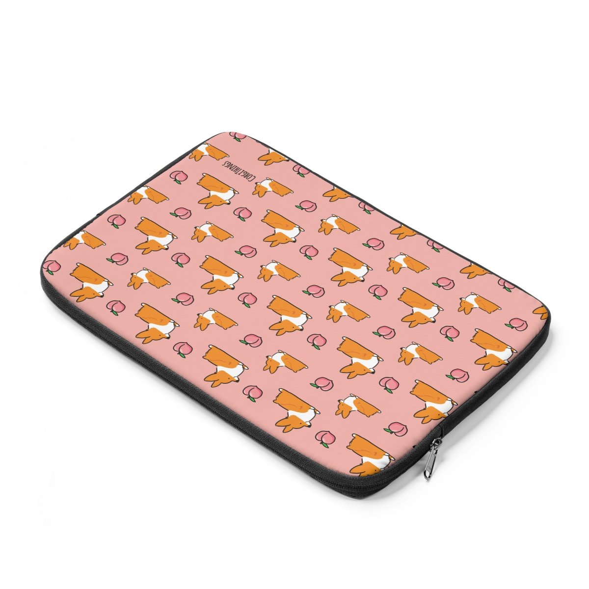 Corgi Peach Sploot Laptop Sleeve | 3 Sizes