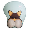 Nayo The Corgi Corgi Butt 3D Mouse Pad (Tri-Color)