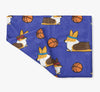 Tricolor Basketball Corgis Fleece Blanket | 3 Sizes