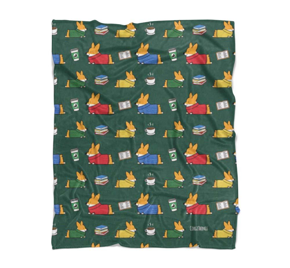 "Cozy Corgis" Fleece Blanket | 3 Sizes