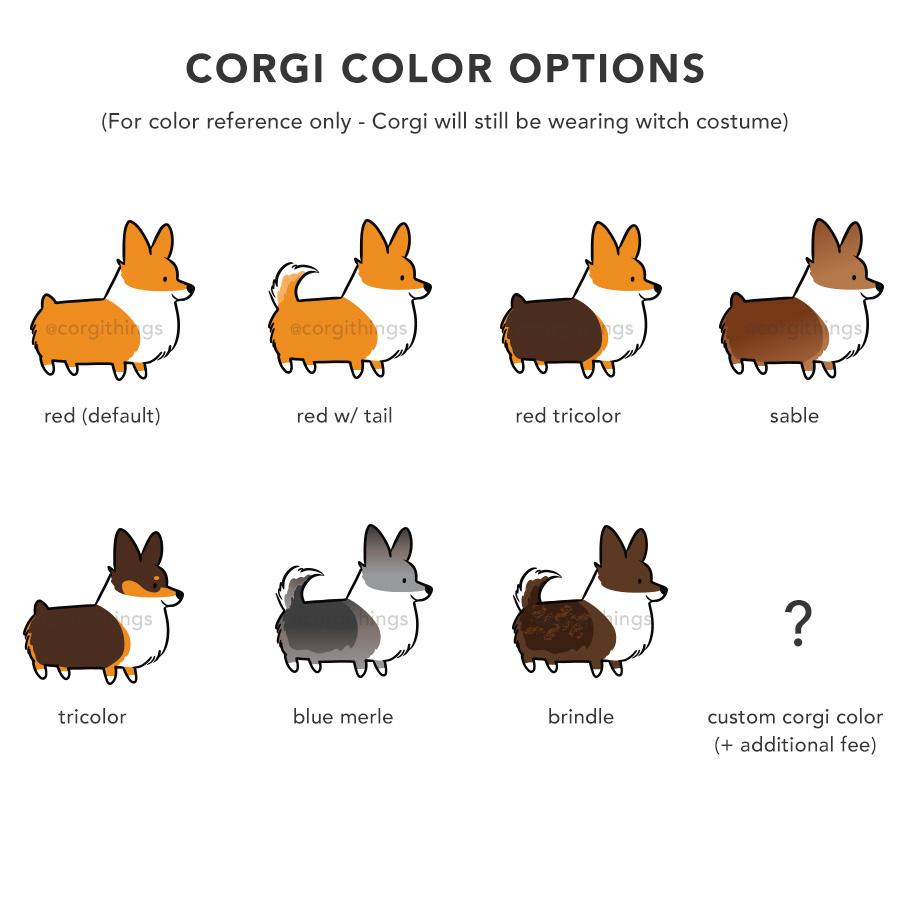 "Witchy Corgi" Trick-or-Treat Floor Mat | Halloween Collection
