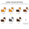"Corgi Howloween Pumpkin" 18x18 Square Pillow
