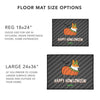 "Corgi Howloween Pumpkin" Floor Mat | Halloween Collection