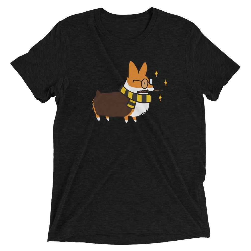 "Hufflefluff" Wizard Corgi T-Shirt