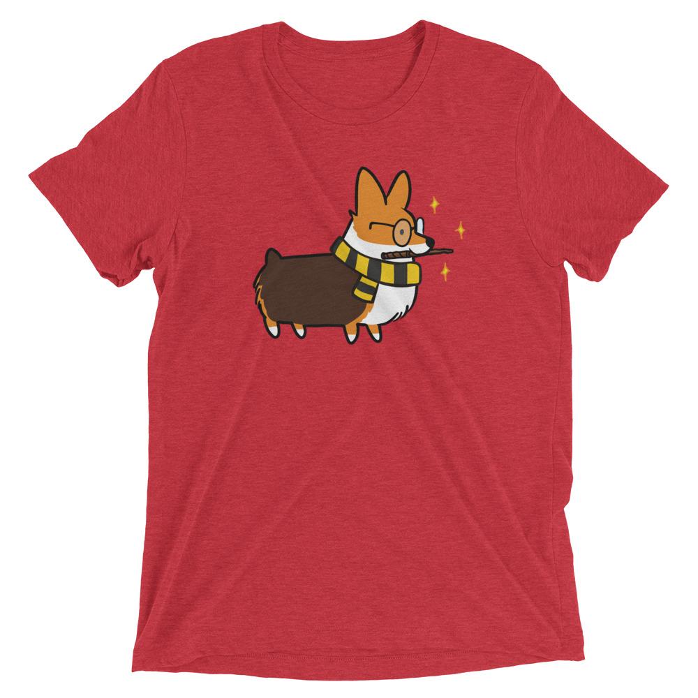 "Hufflefluff" Wizard Corgi T-Shirt