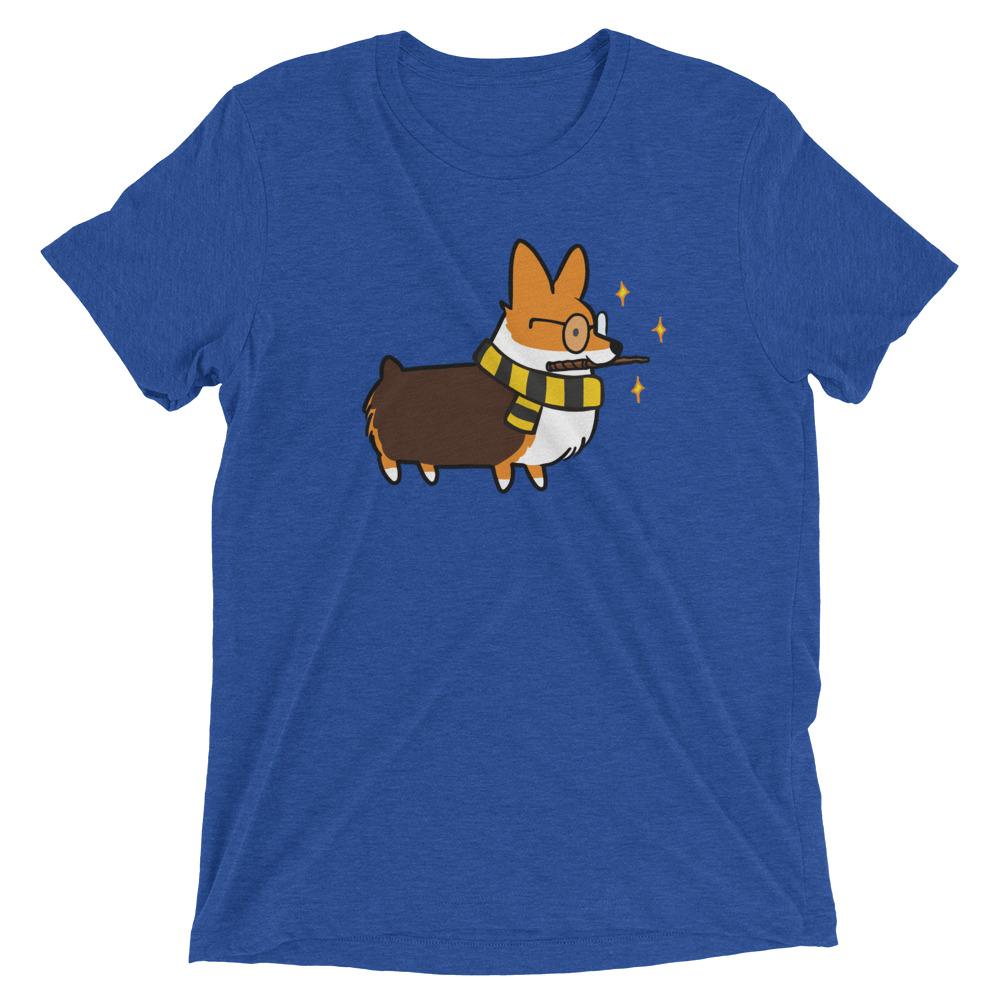"Hufflefluff" Wizard Corgi T-Shirt