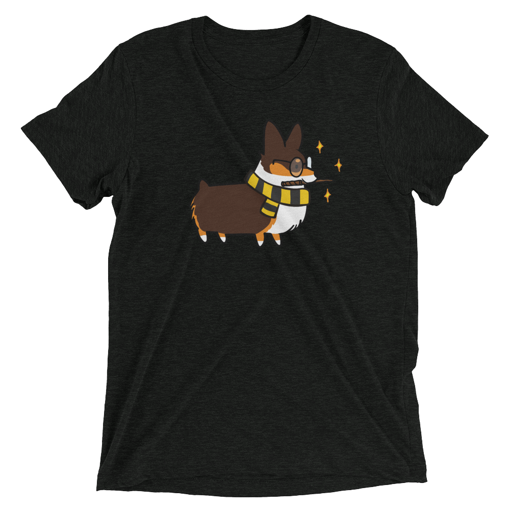 "Hufflefluff" Wizard Corgi T-Shirt