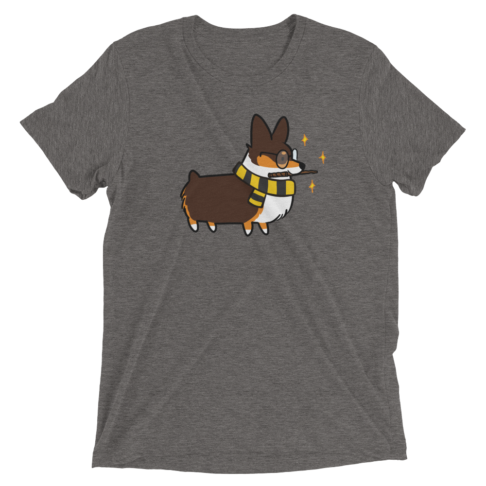 "Hufflefluff" Wizard Corgi T-Shirt