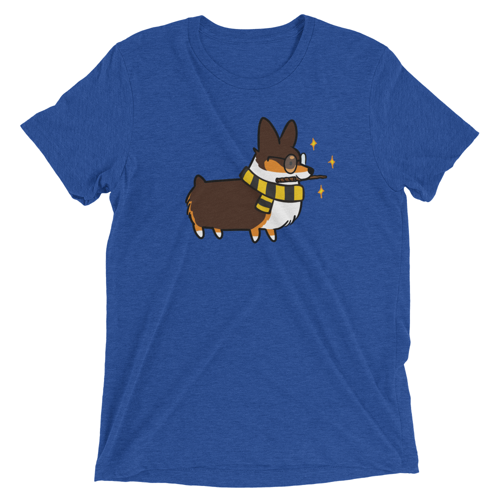 "Hufflefluff" Wizard Corgi T-Shirt