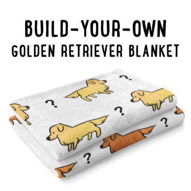 Build-Your-Own Golden Retriever Blanket