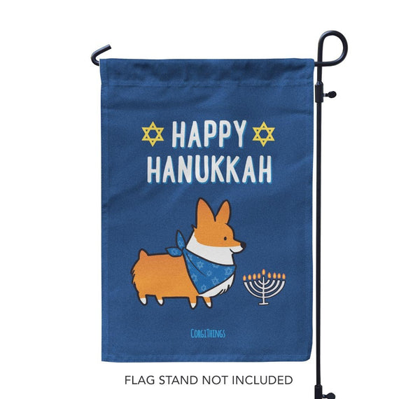 "Happy Hanukkah" Garden Flag