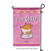 "Baby Girl" Corgi Garden Flag