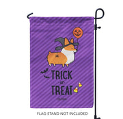 "Witchy Corgi" Garden Flag | Halloween Collection