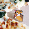 Pizza is Life Enamel Pin | Corgimoji Collectible Series