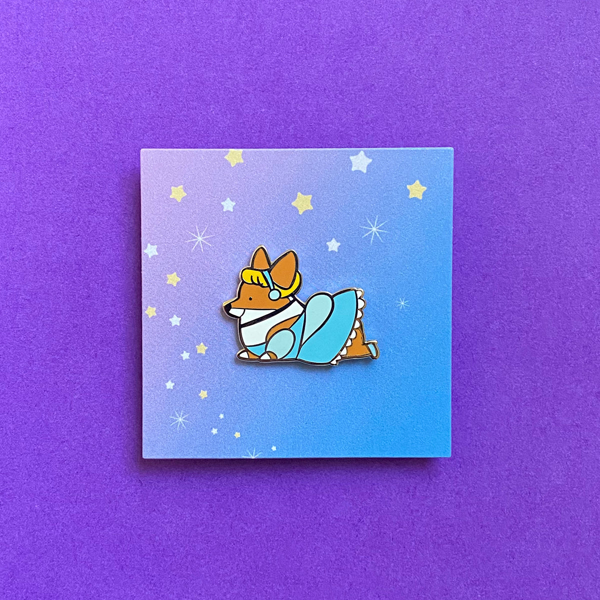 "Corgirella" Enamel Pin | Storybork Collection
