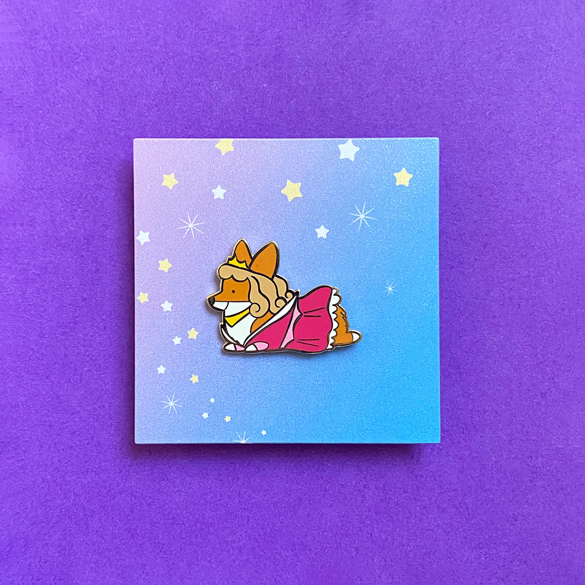 "Splooting Beauty" Enamel Pin | Storybork Collection